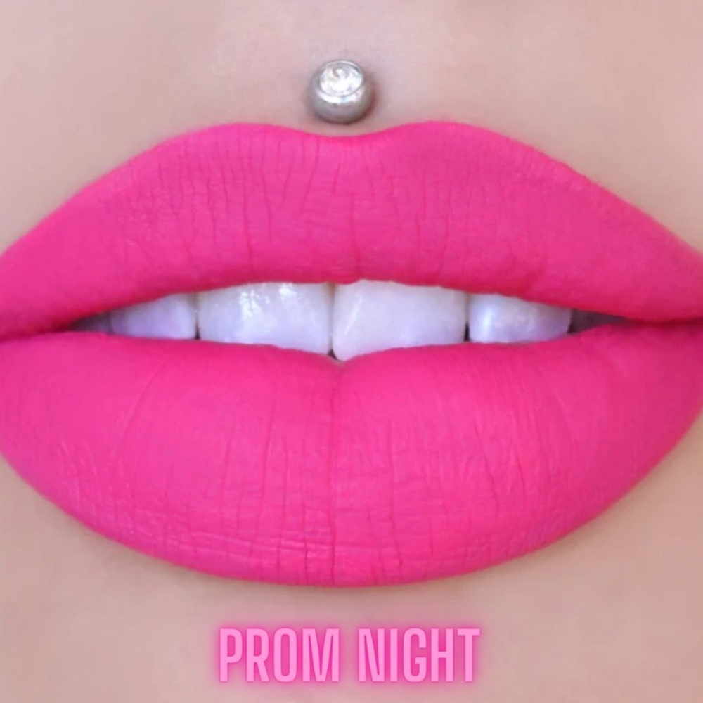 Jeffree Star Prom Night Hot Pink Velour Liquid Lipstick Rave Y2K Retro 80s Party